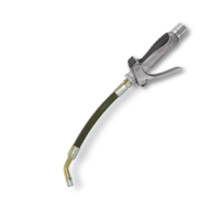 Oil control valve, 45° flexible outlet with automatic non-drip nozzle