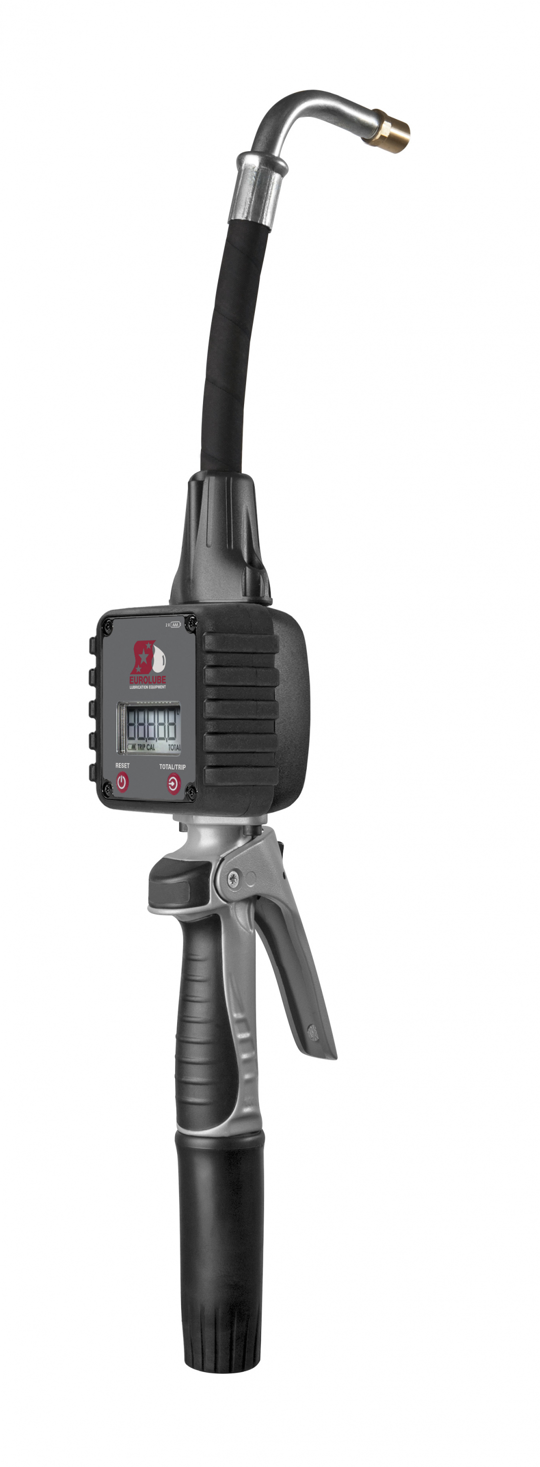 Digital hand meter 90° hose automatic non-drip - Eurolube Equipment